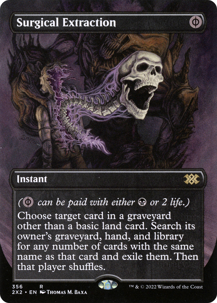 Image of Surgical Extraction (Borderless Alternate Art) [Double Masters 2022]