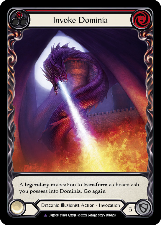 Image of Invoke Dominia // Dominia (Marvel) [UPR008] (Uprising)  Cold Foil