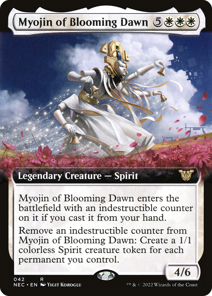 Image of Myojin of Blooming Dawn (Extended Art) [Kamigawa: Neon Dynasty Commander]