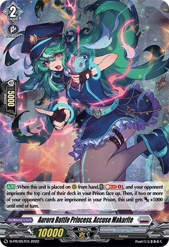 Image of Aurora Battle Princess, Accuse Makarite (D-PR/057EN) [D Promo Cards]