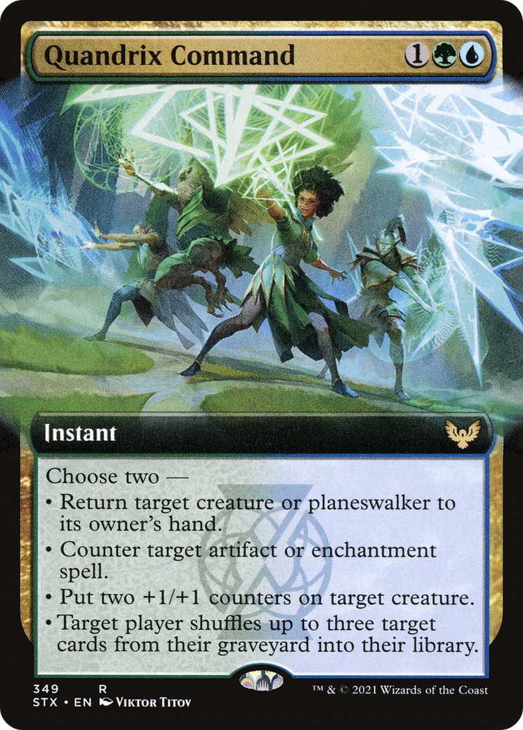 Image of Quandrix Command (Extended Art) [Strixhaven: School of Mages]