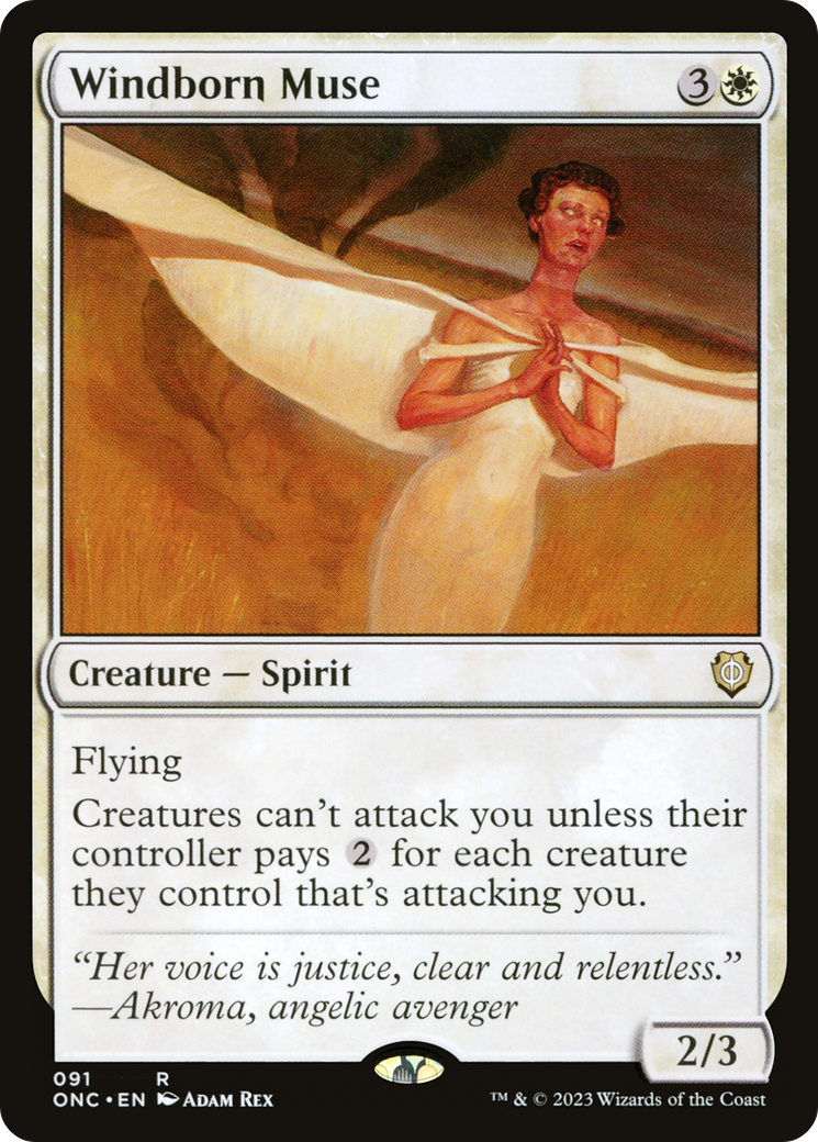Image of Windborn Muse [Phyrexia: All Will Be One Commander]