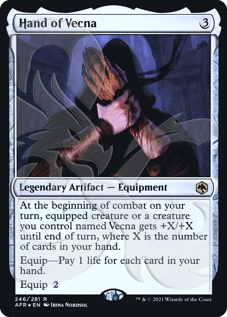 Image of Hand of Vecna (Ampersand Promo) [Dungeons & Dragons: Adventures in the Forgotten Realms Promos]
