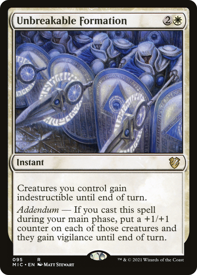 Image of Unbreakable Formation [Innistrad: Midnight Hunt Commander]