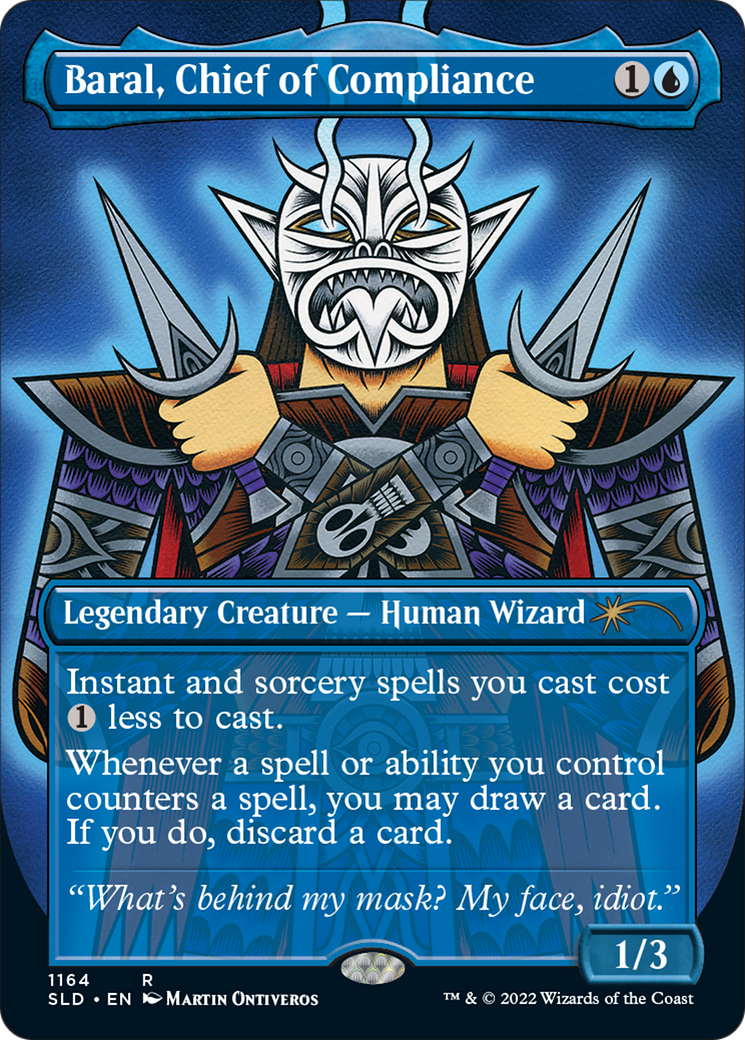 Image of Baral, Chief of Compliance (Borderless) [Secret Lair Drop Series]