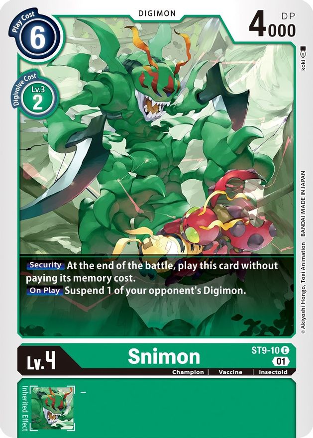 Image of Snimon [ST9-10] [Starter Deck: Ultimate Ancient Dragon]