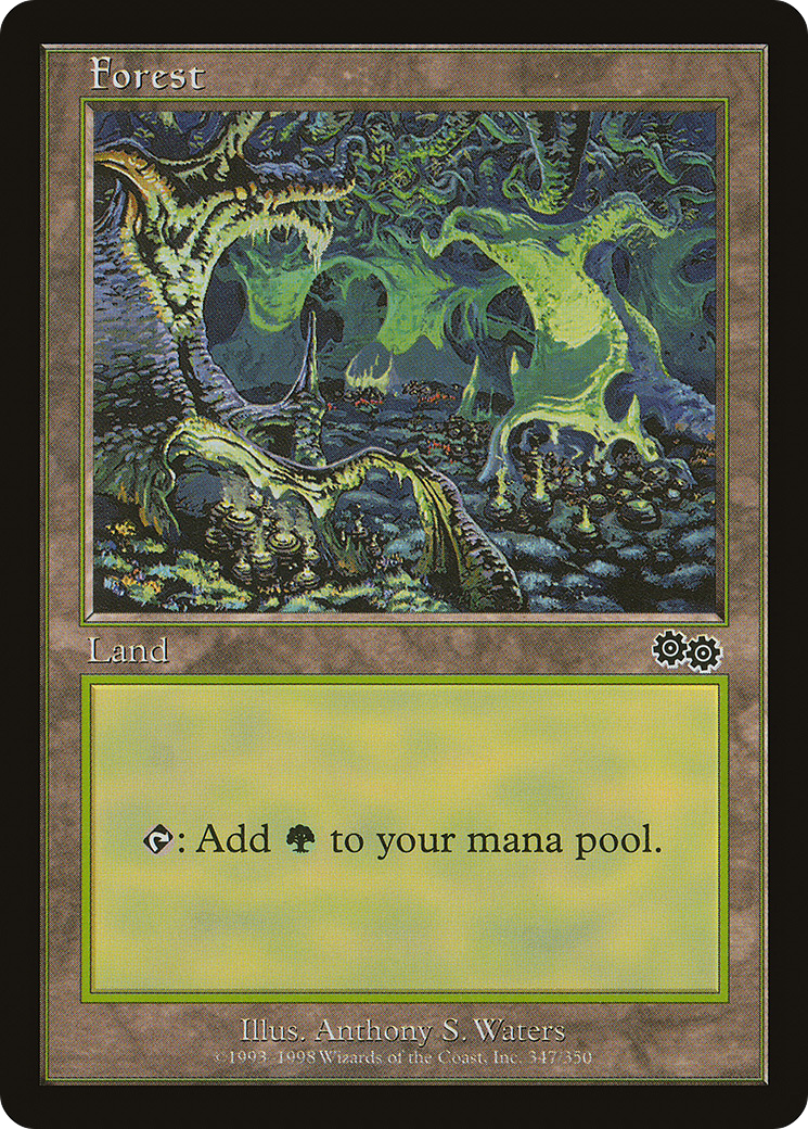 Image of Forest (347) [Urza's Saga]