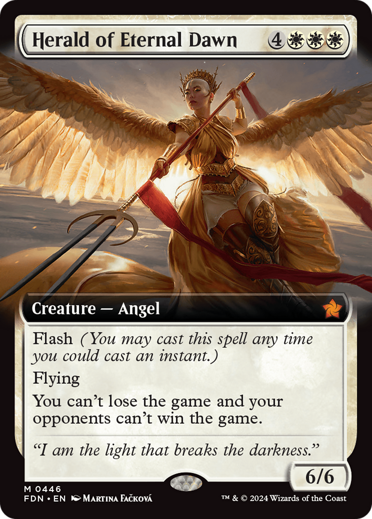 Image of Herald of Eternal Dawn (Extended Art) [Foundations]