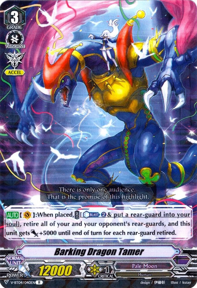Image of Barking Dragon Tamer (V-BT04/040EN) [Vilest! Deletor]