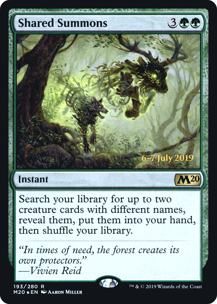 Image of Shared Summons [Core Set 2020 Prerelease Promos]