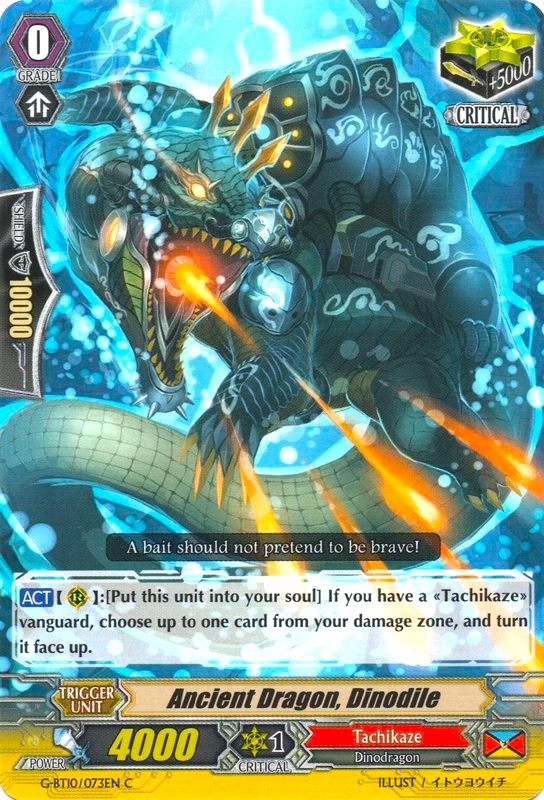 Image of Ancient Dragon, Dinodile (G-BT10/073EN) [Raging Clash of the Blade Fangs]