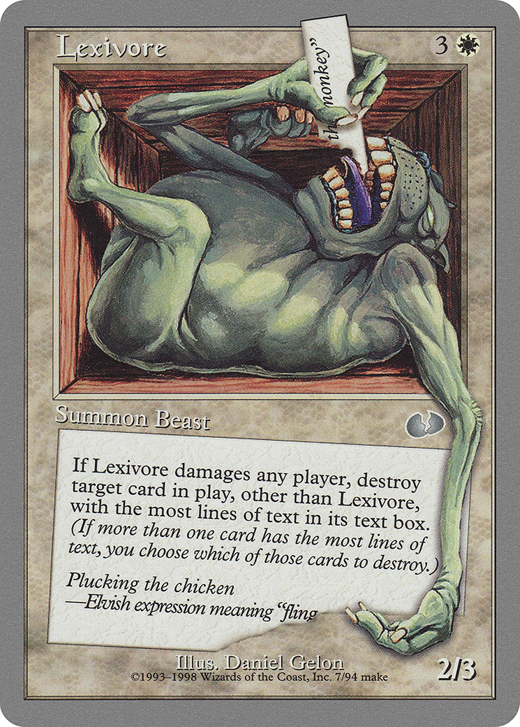 Image of Lexivore [Unglued]