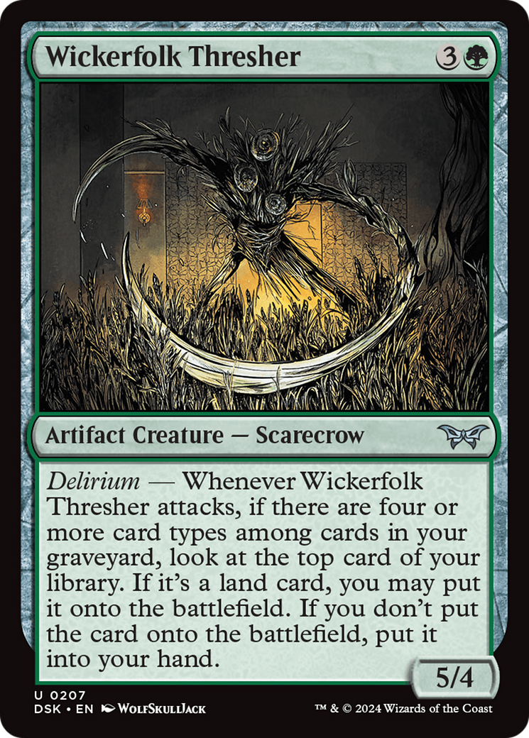 Image of Wickerfolk Thresher [Duskmourn: House of Horror]