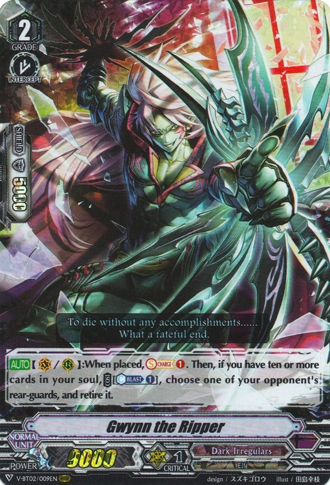 Image of Gwynn the Ripper (V-BT02/009EN) [Strongest! Team AL4]