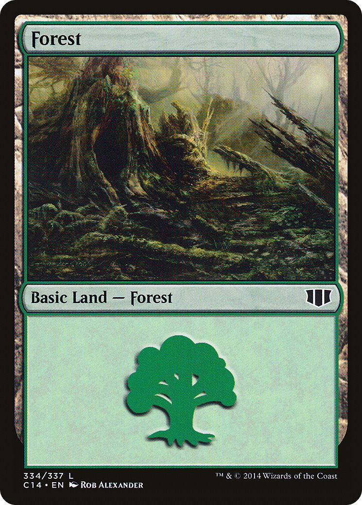 Image of Forest (334) [Commander 2014]