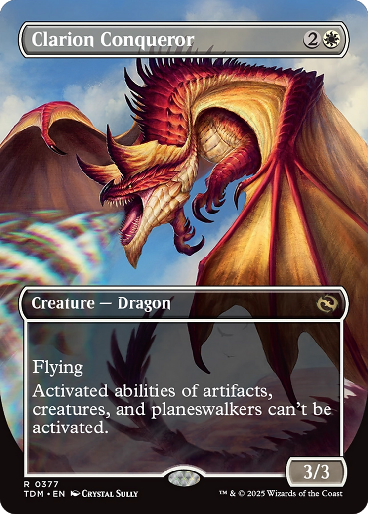 Image of Clarion Conqueror (Borderless) [Tarkir: Dragonstorm]