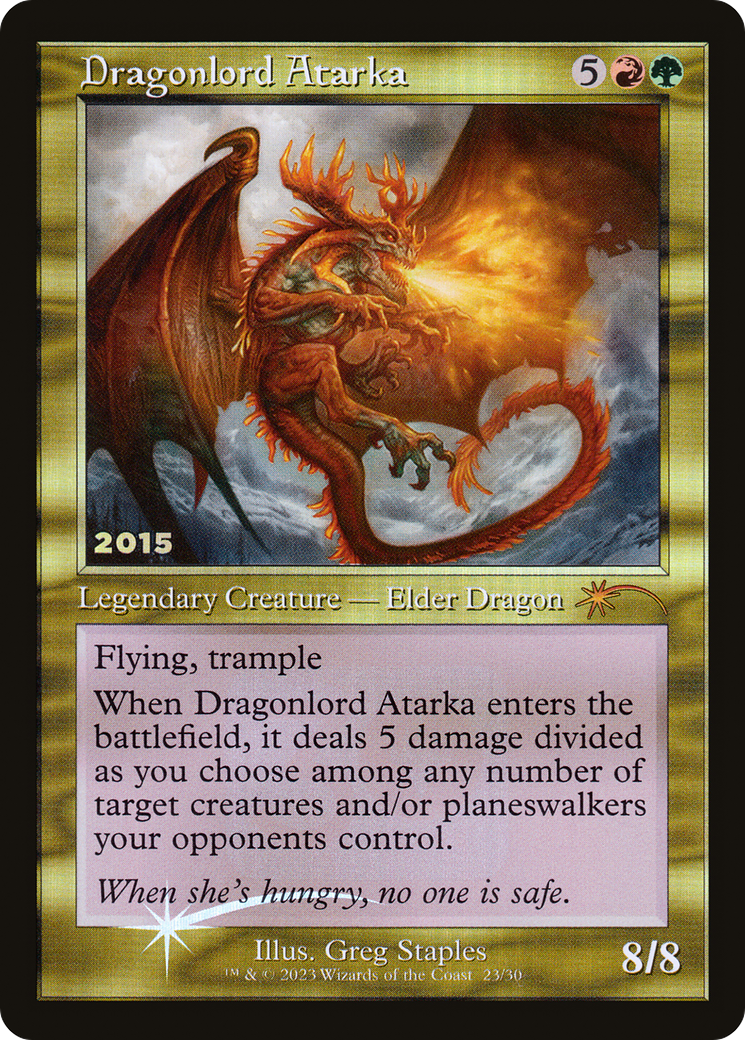 Image of Dragonlord Atarka [30th Anniversary Promos]