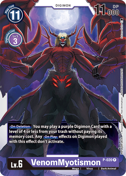 Image of VenomMyotismon [P-020] [Promotional Cards]