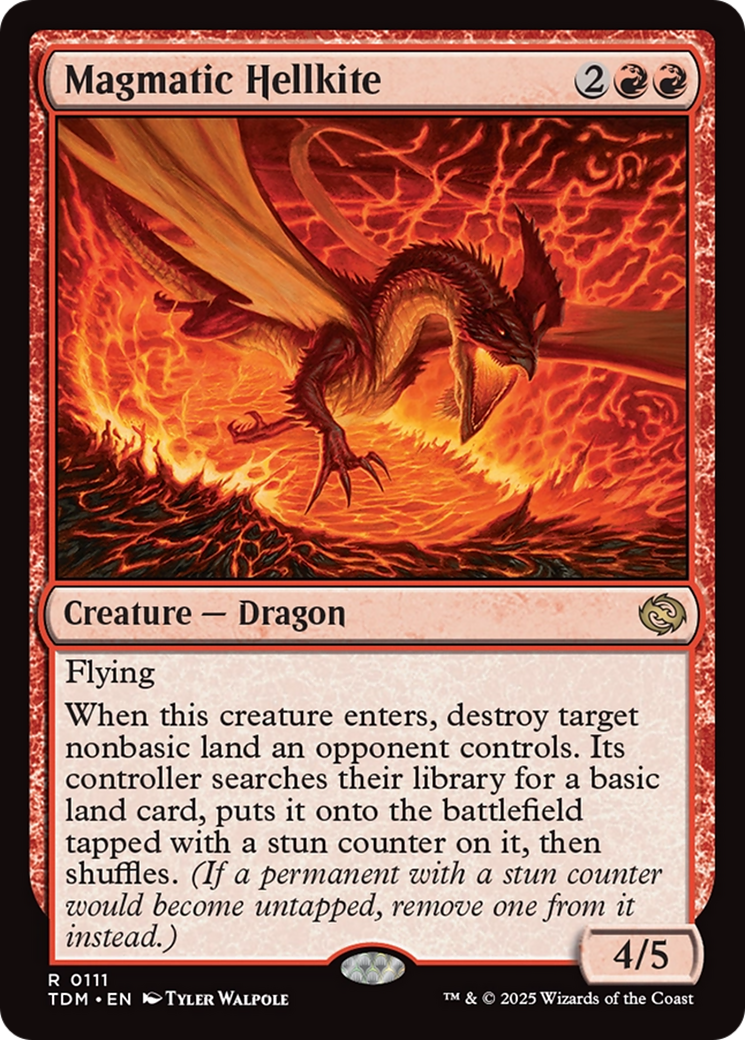 Image of Magmatic Hellkite [Tarkir: Dragonstorm]