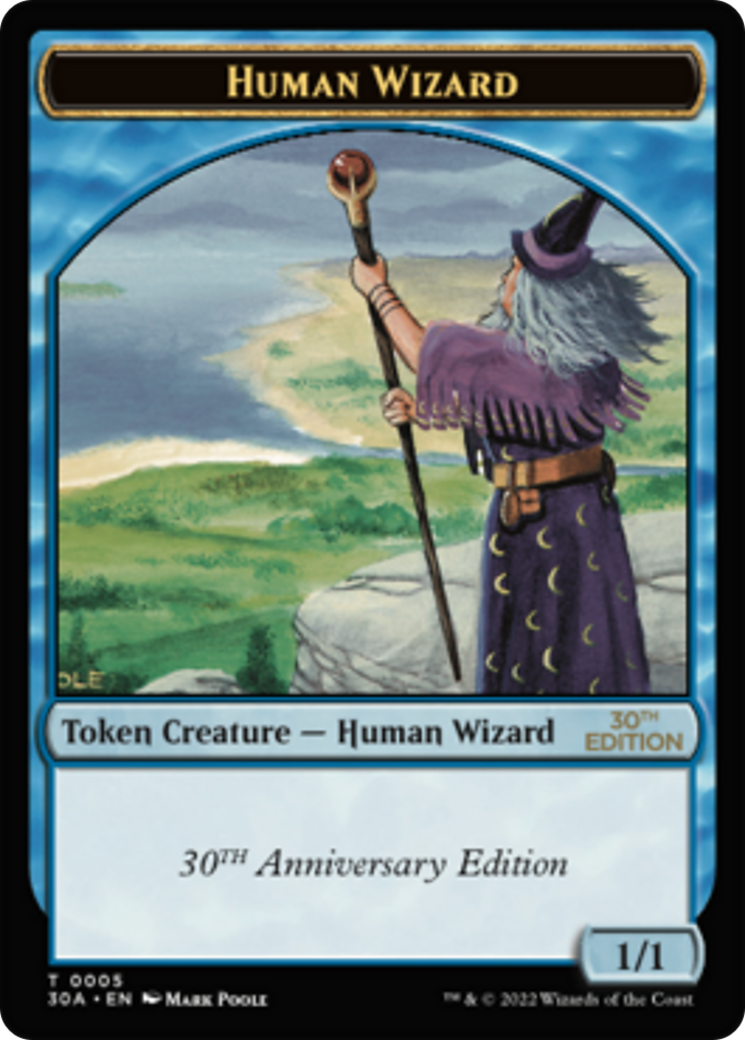 Image of Human Wizard Token [30th Anniversary Tokens]