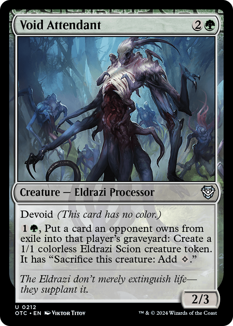 Image of Void Attendant [Outlaws of Thunder Junction Commander]