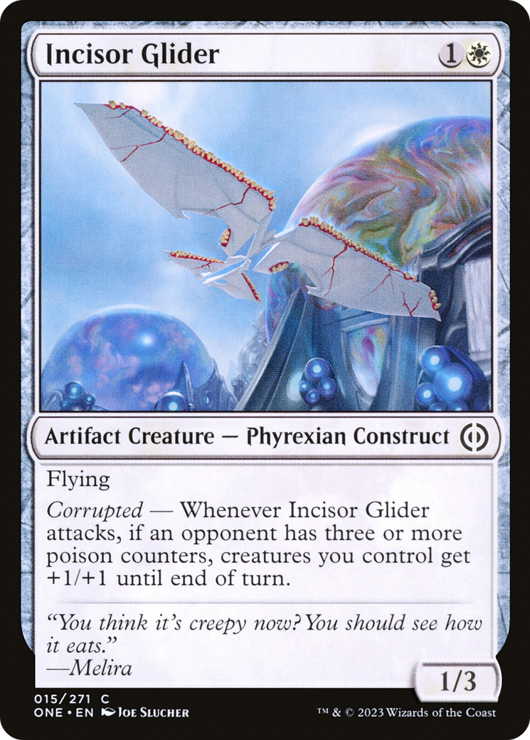 Image of Incisor Glider [Phyrexia: All Will Be One]
