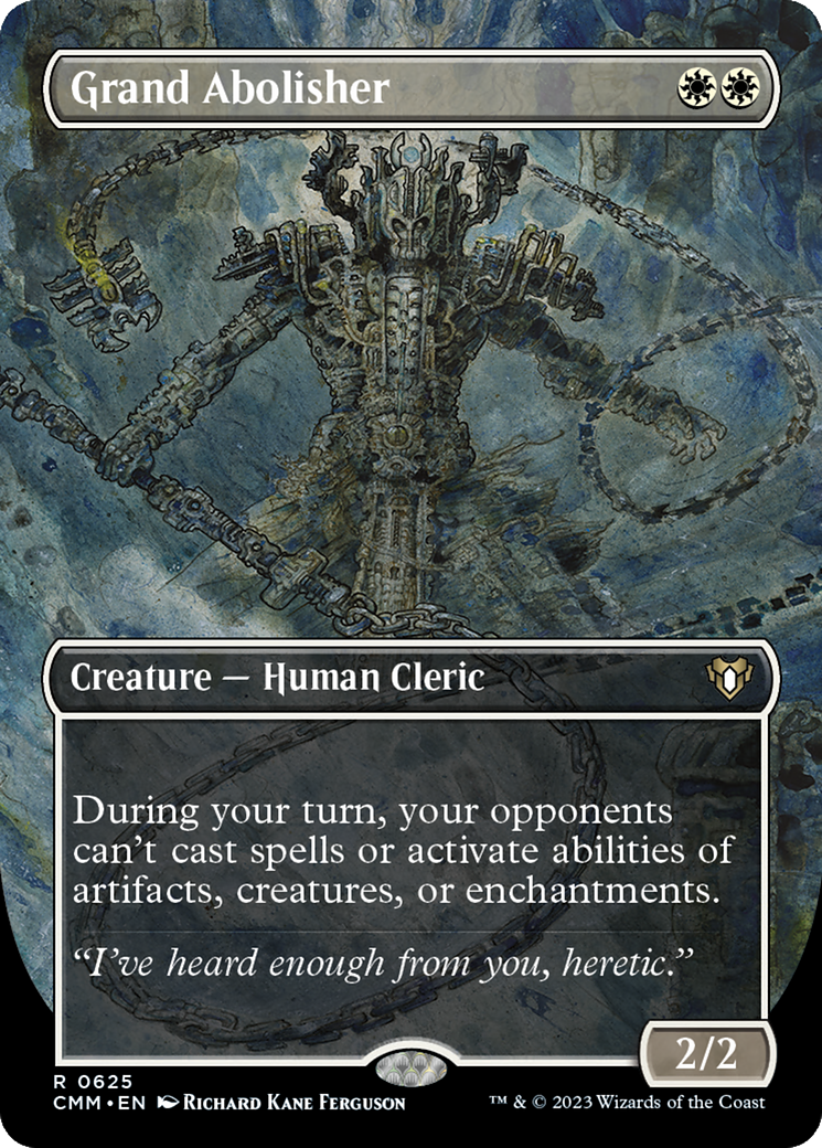 Image of Grand Abolisher (Borderless Alternate Art) [Commander Masters]