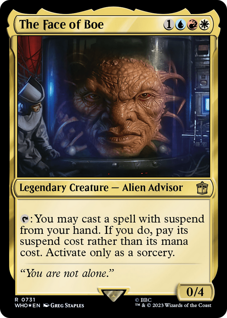 Image of The Face of Boe (Surge Foil) [Doctor Who]