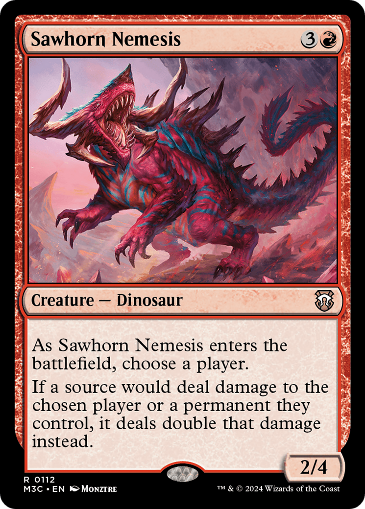 Image of Sawhorn Nemesis [Modern Horizons 3 Commander]