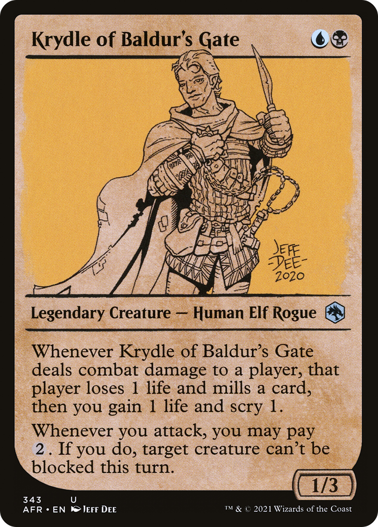 Image of Krydle of Baldur's Gate (Showcase) [Dungeons & Dragons: Adventures in the Forgotten Realms]