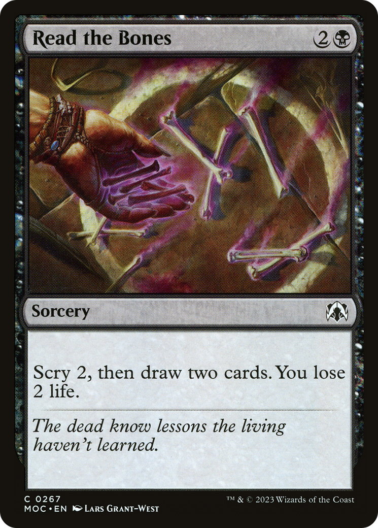 Image of Read the Bones [March of the Machine Commander]