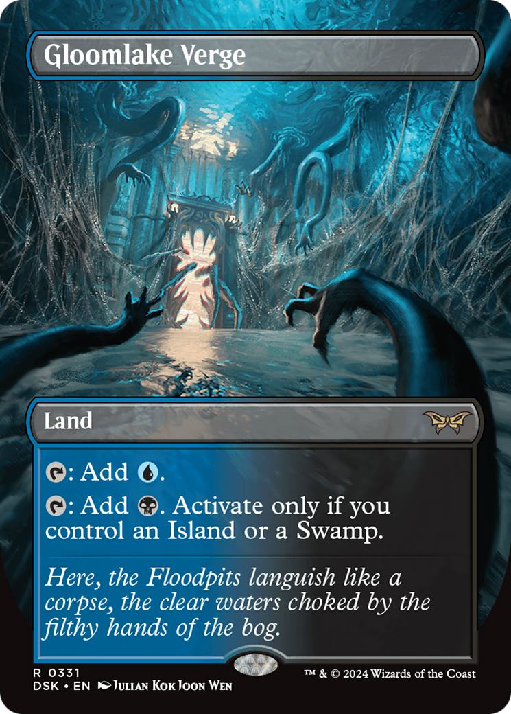 Image of Gloomlake Verge (Borderless) [Duskmourn: House of Horror]