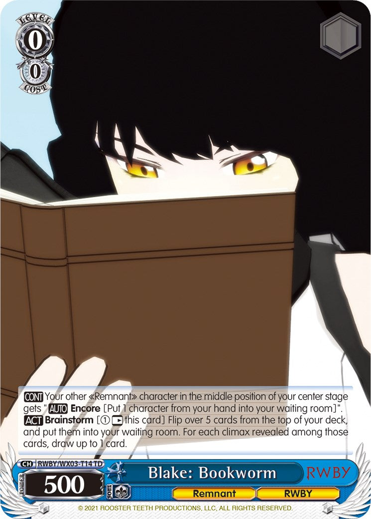 Image of Blake: Bookworm (RWBY/WX03-T14 TD) [RWBY]