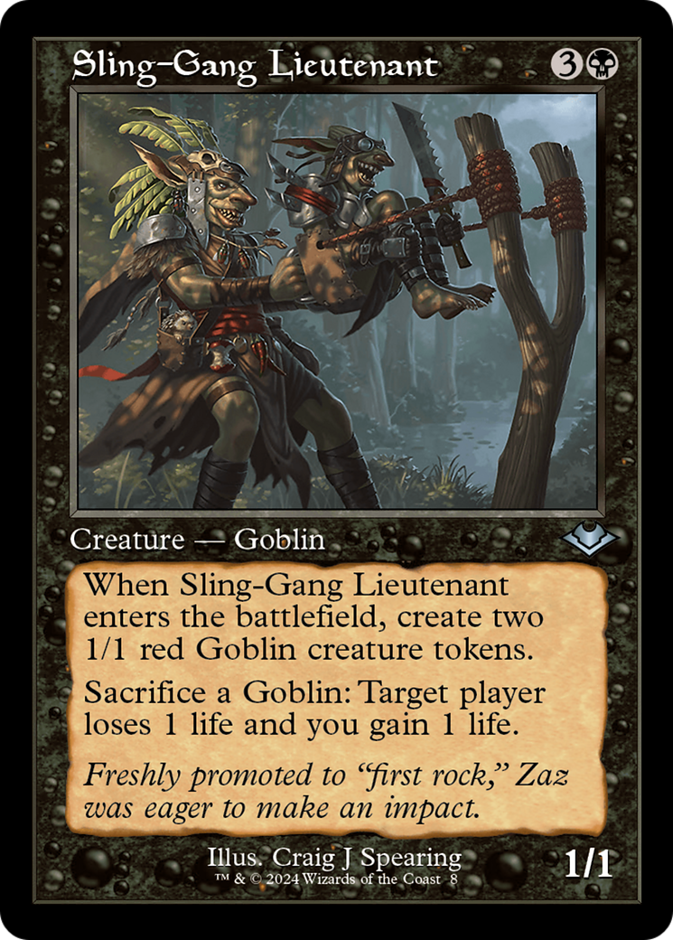 Image of Sling-Gang Lieutenant (Retro) [Modern Horizons]