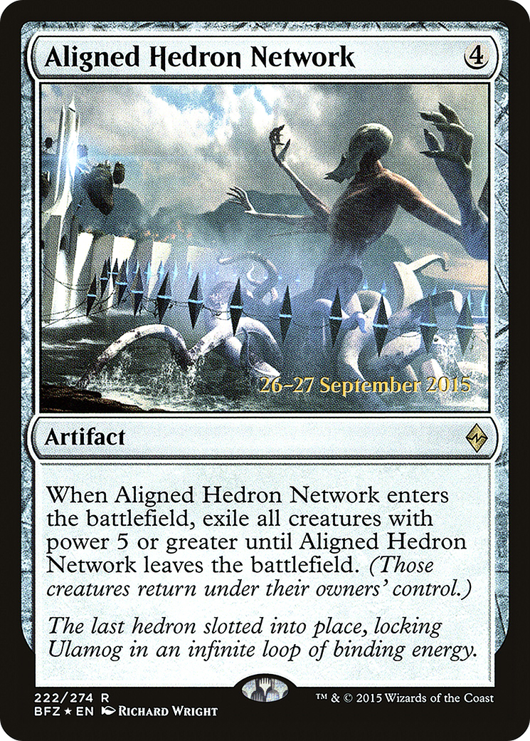 Image of Aligned Hedron Network [Battle for Zendikar Prerelease Promos]