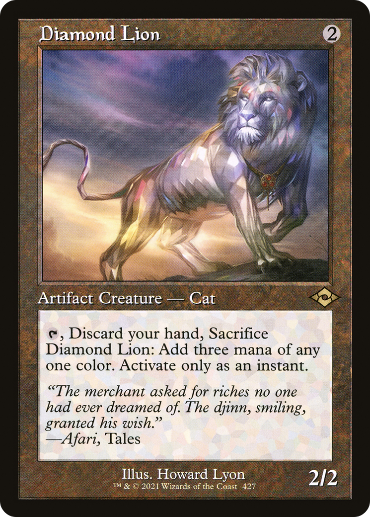 Image of Diamond Lion (Retro) [Modern Horizons 2]