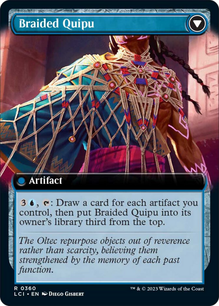 Image of Braided Net // Braided Quipu (Extended Art) [The Lost Caverns of Ixalan]