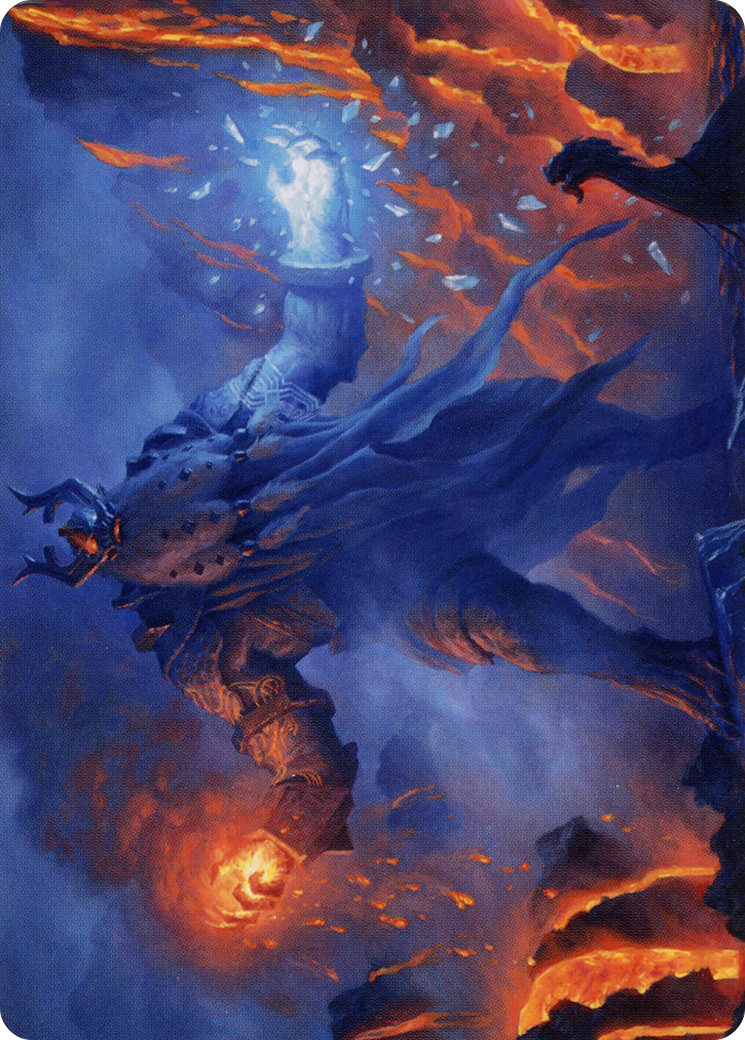 Image of Aegar, the Freezing Flame Art Card [Kaldheim Art Series]