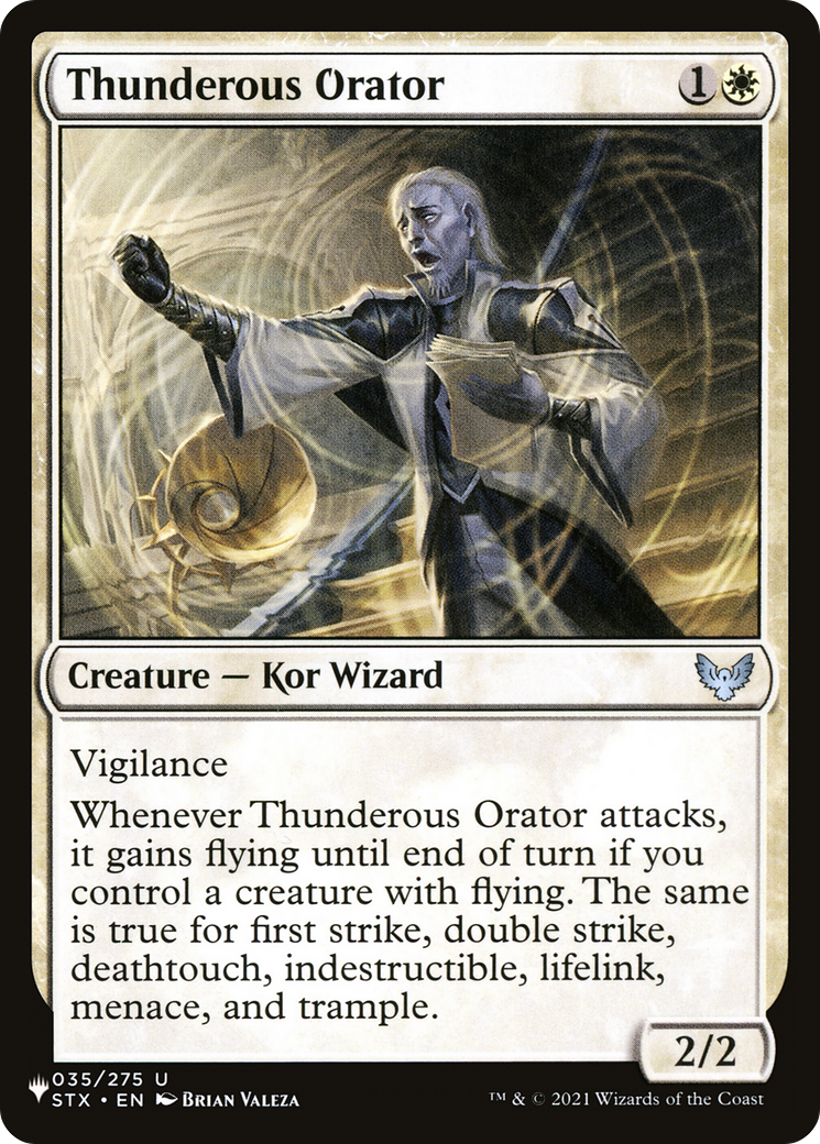 Image of Thunderous Orator [The List]
