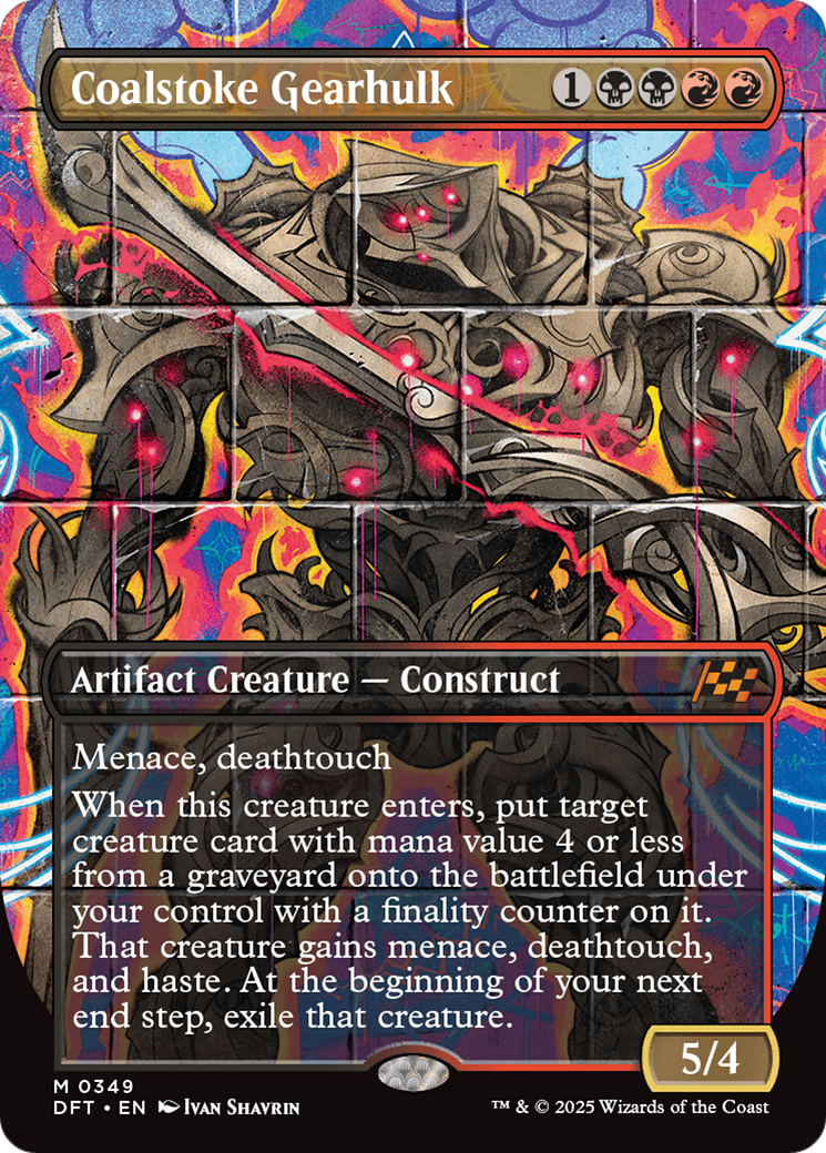 Image of Coalstoke Gearhulk (Borderless) [Aetherdrift]
