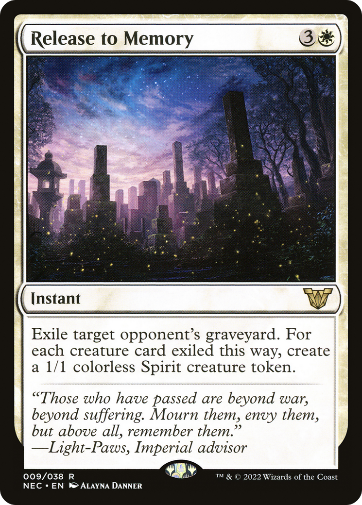 Image of Release to Memory [Kamigawa: Neon Dynasty Commander]