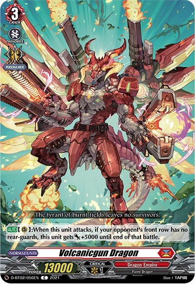 Image of Volcanicgun Dragon (D-BT02/056EN) [A Brush with the Legends]