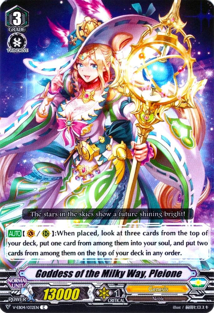 Image of Goddess of the Milky Way, Pleione (V-EB04/032EN) [The Answer of Truth]