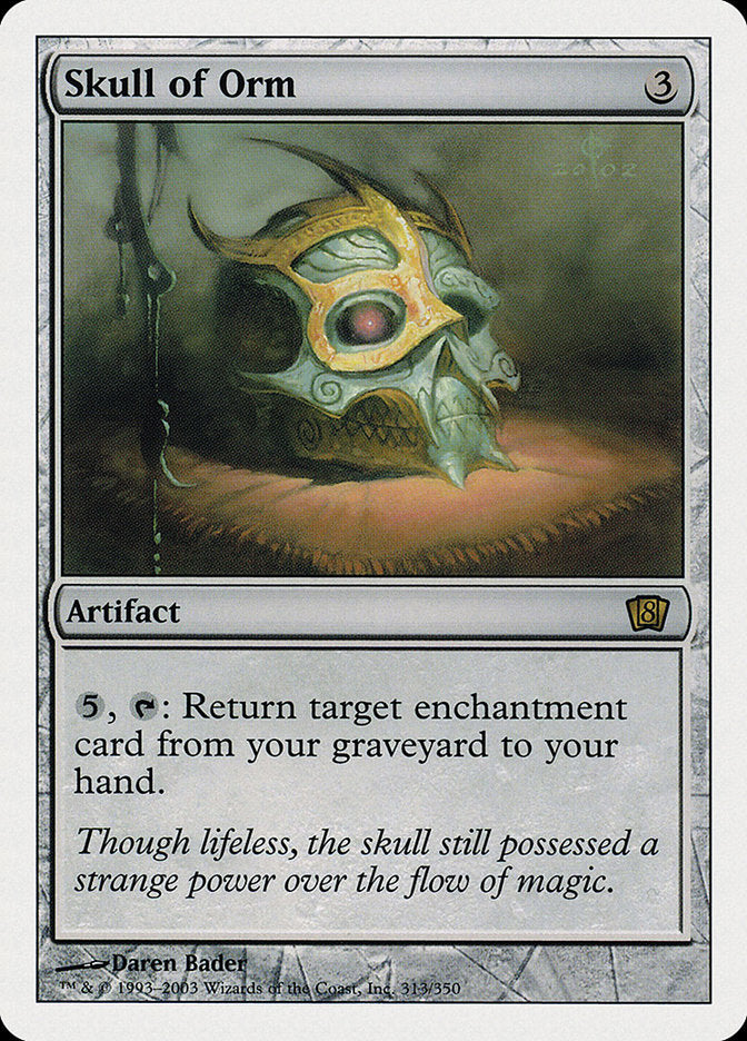 Image of Skull of Orm (8th Edition) [Oversize Cards]