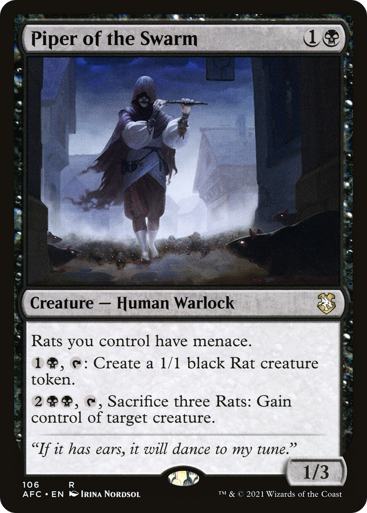 Image of Piper of the Swarm [Dungeons & Dragons: Adventures in the Forgotten Realms Commander]