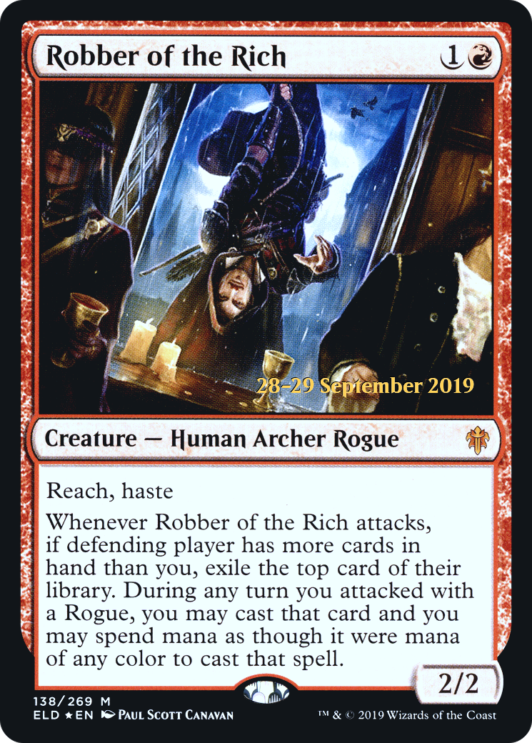 Image of Robber of the Rich [Throne of Eldraine Prerelease Promos]