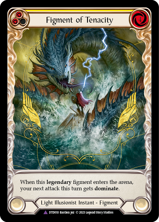 Image of Figment of Tenacity // Metis, Archangel of Tenacity (Marvel) [DTD010] (Dusk Till Dawn)  Cold Foil