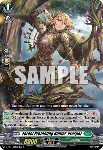 Image of Forest Protecting Hunter, Prosper (D-PR/0188EN 2023) [D Promo Cards]