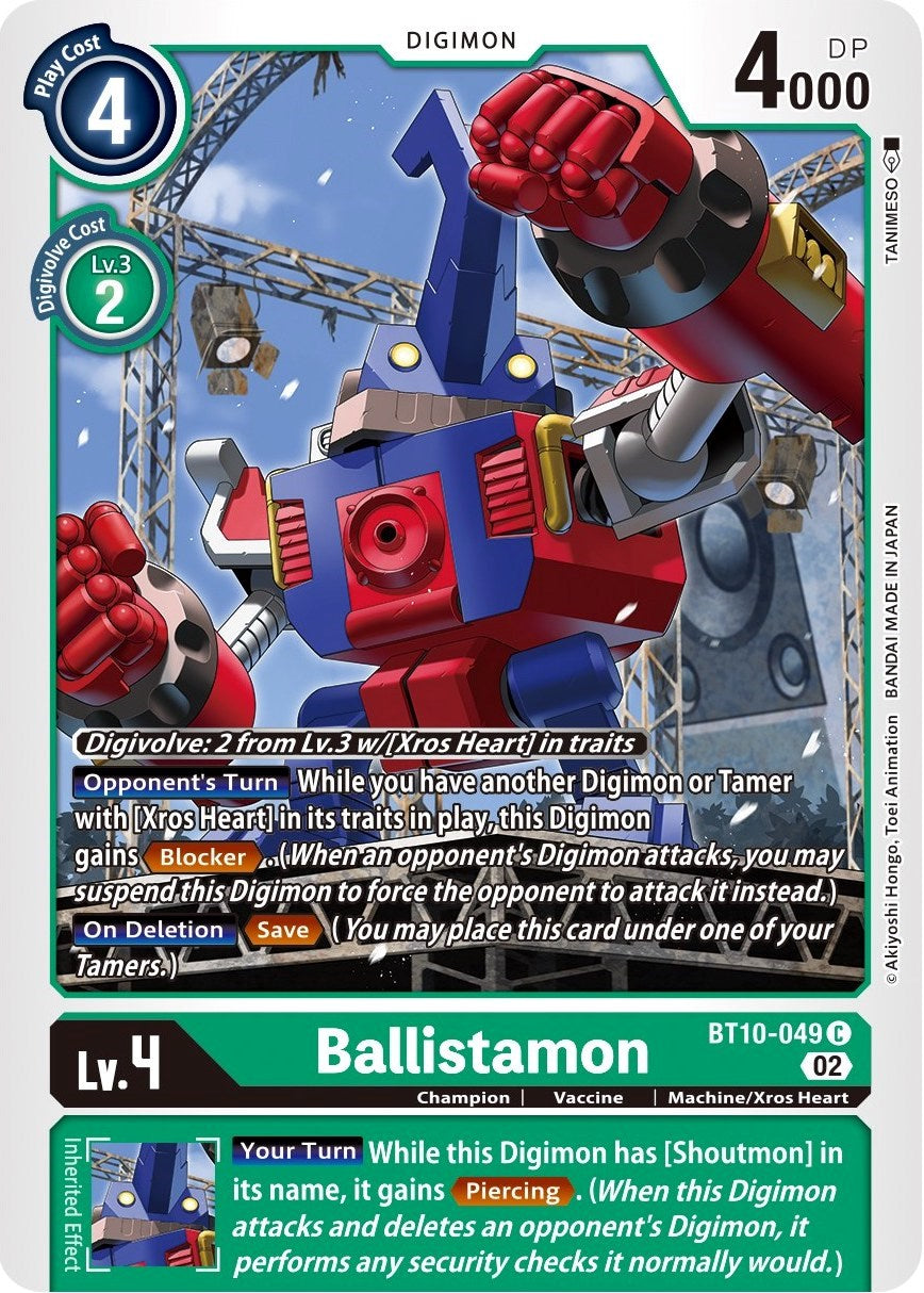 Image of Ballistamon [BT10-049] [Xros Encounter]