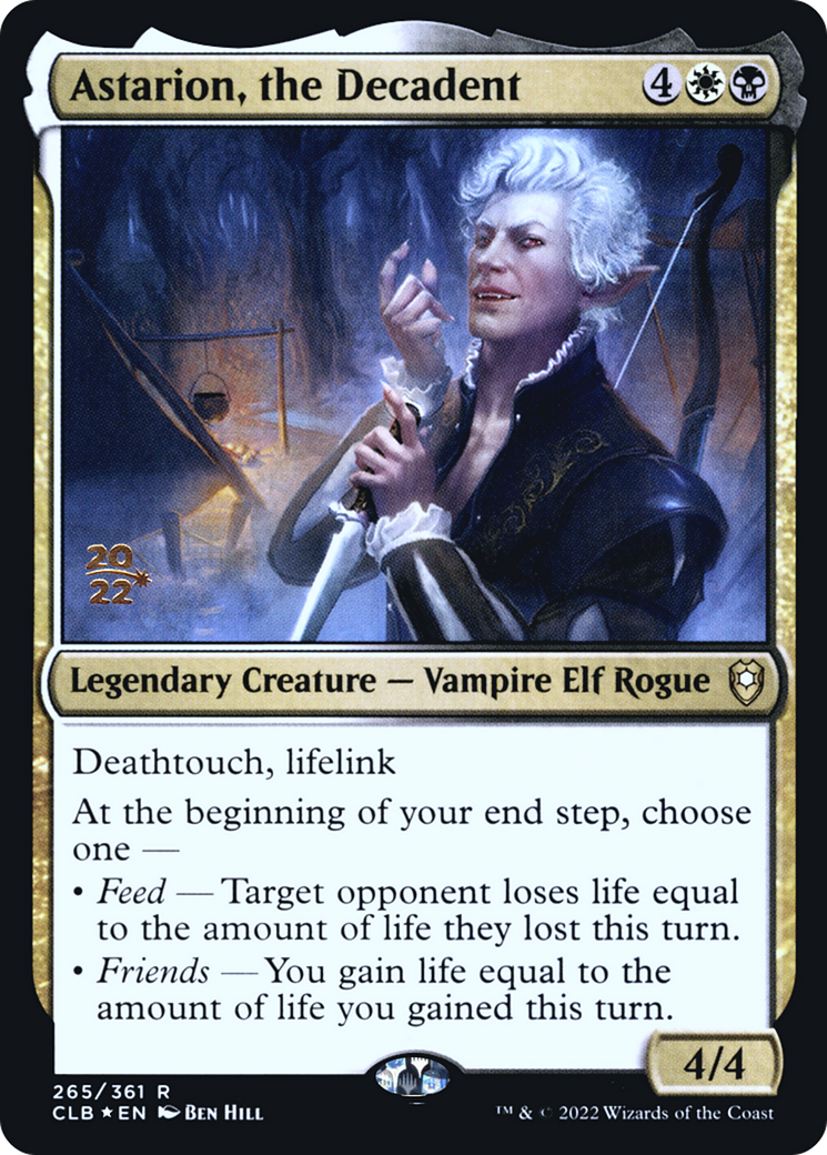Image of Astarion, the Decadent [Commander Legends: Battle for Baldur's Gate Prerelease Promos]